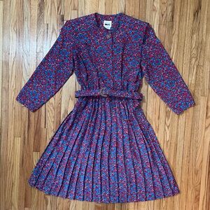 Vintage Leslie Faye Floral Dress